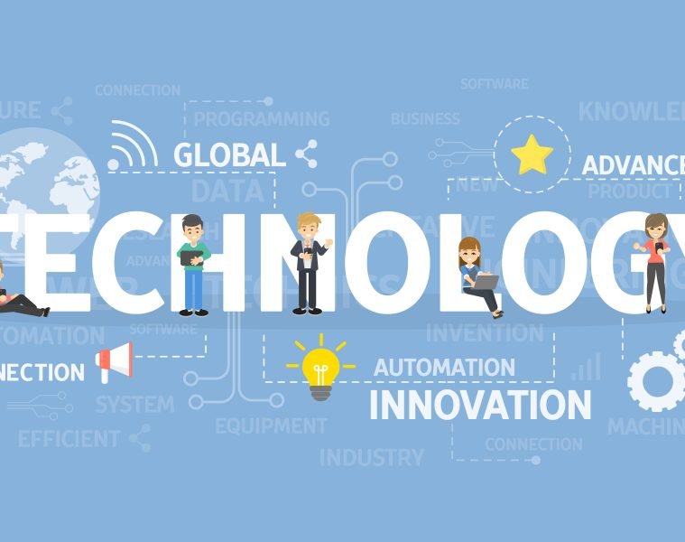 Technology illustration concept. Idea of innovation, software and web.